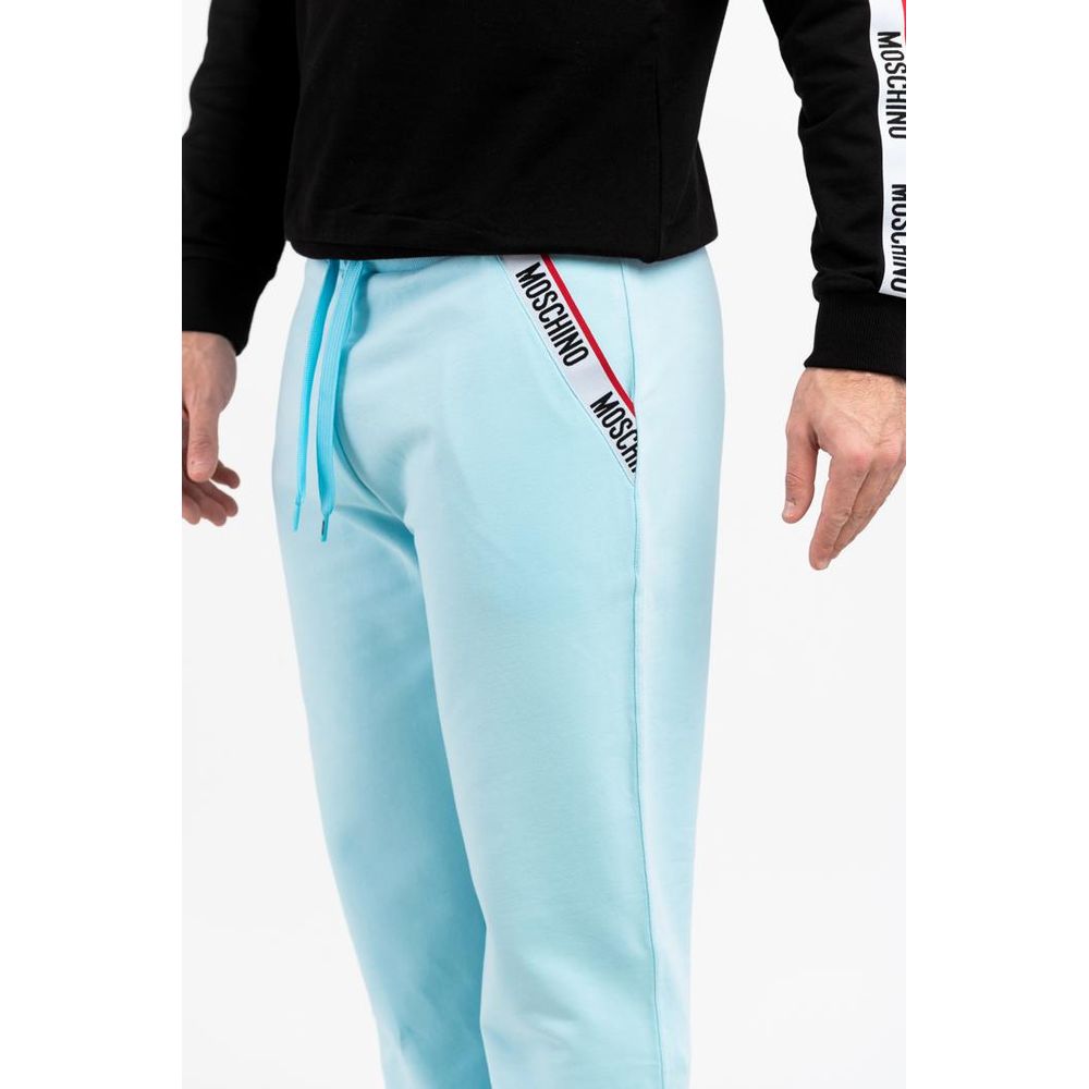 Moschino Blaue Baumwoll-Jogginghose (Trainingshose)