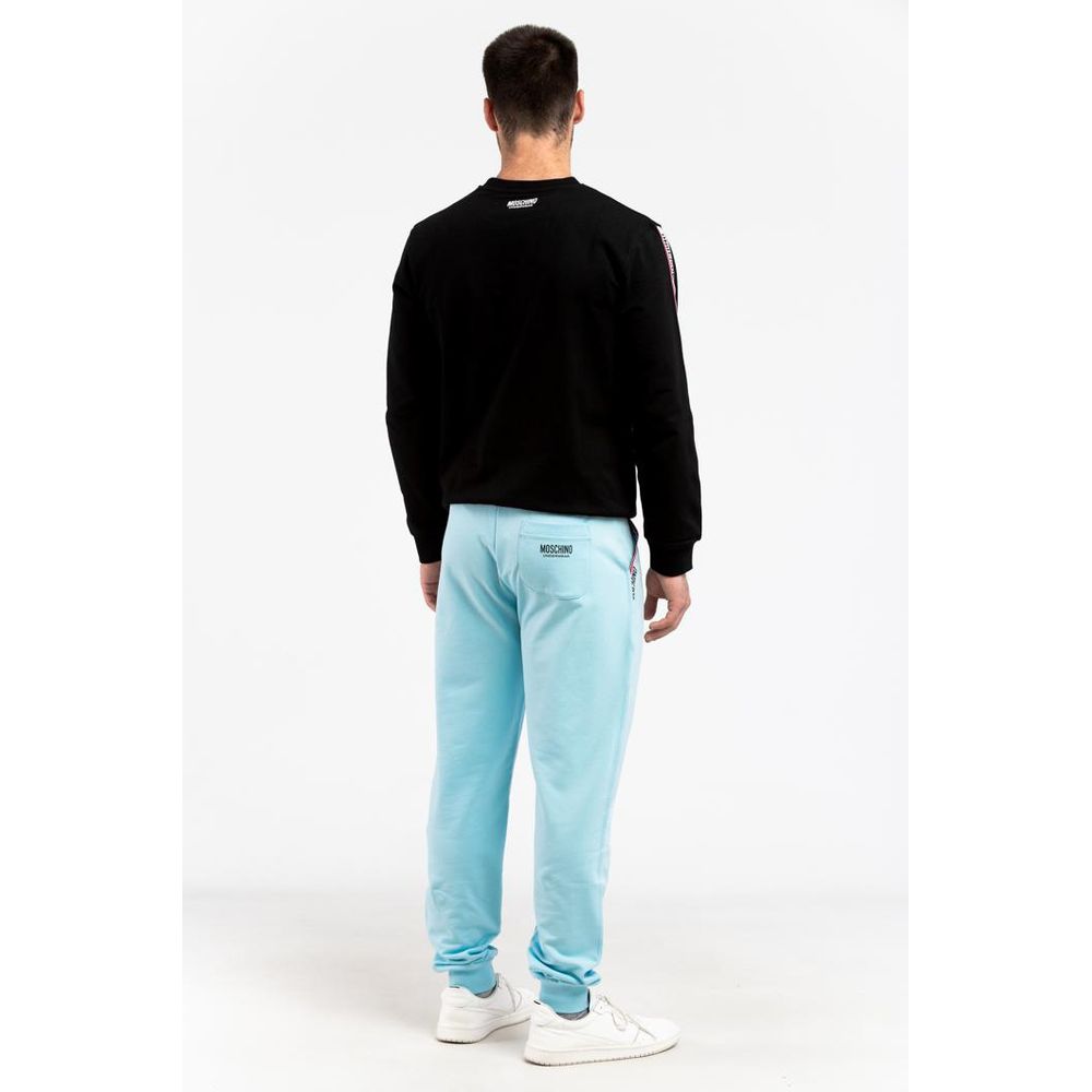 Moschino Blaue Baumwoll-Jogginghose (Trainingshose)