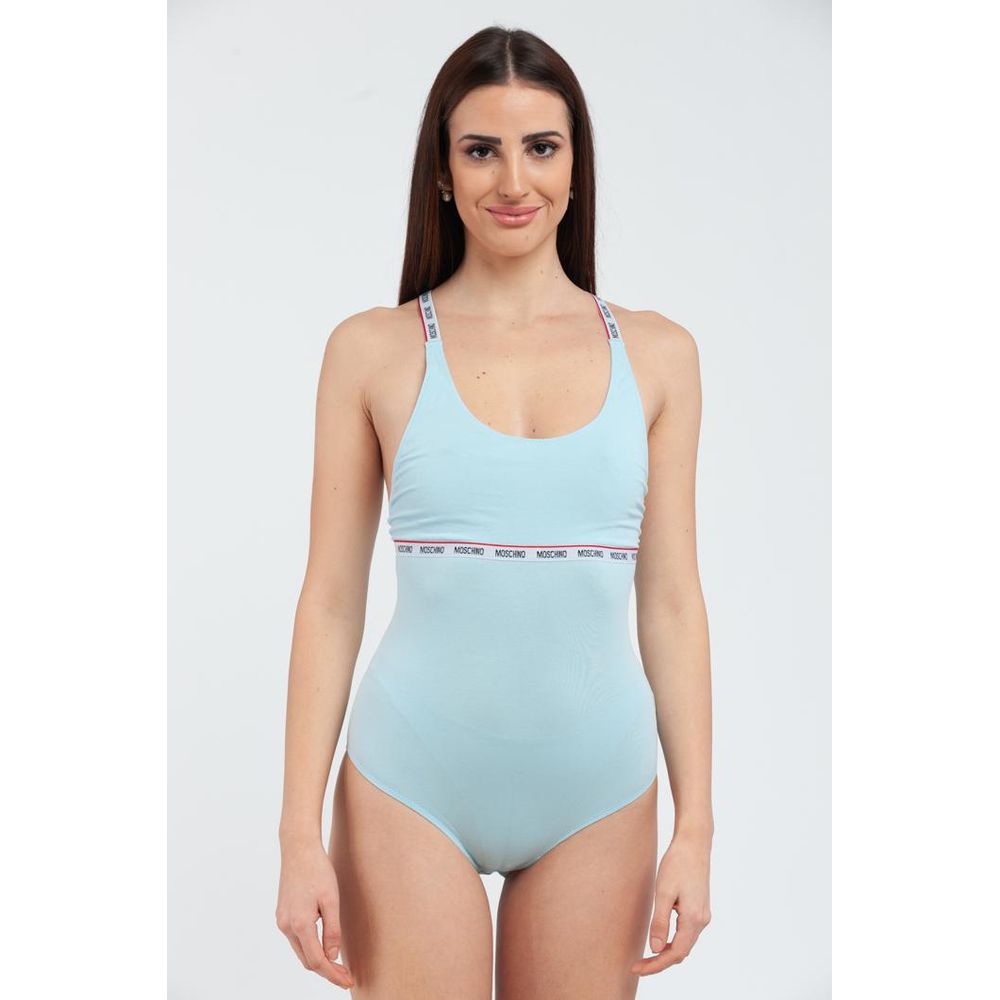 Moschino Blauer Baumwollbody
