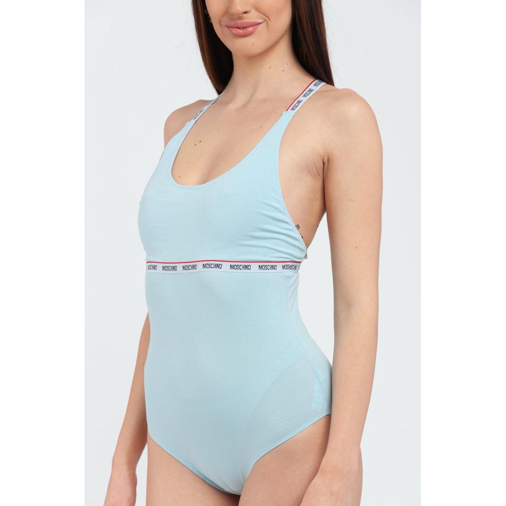 Moschino Blauer Baumwollbody
