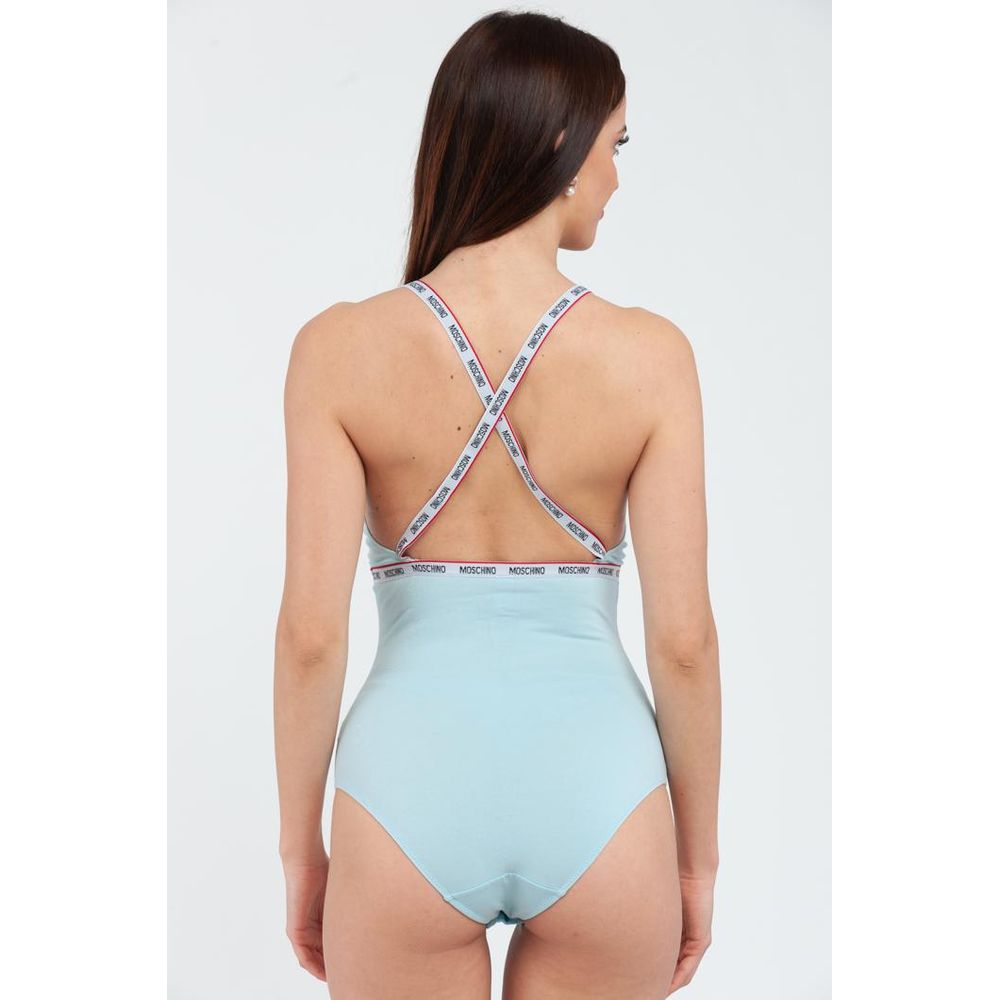 Moschino Blauer Baumwollbody