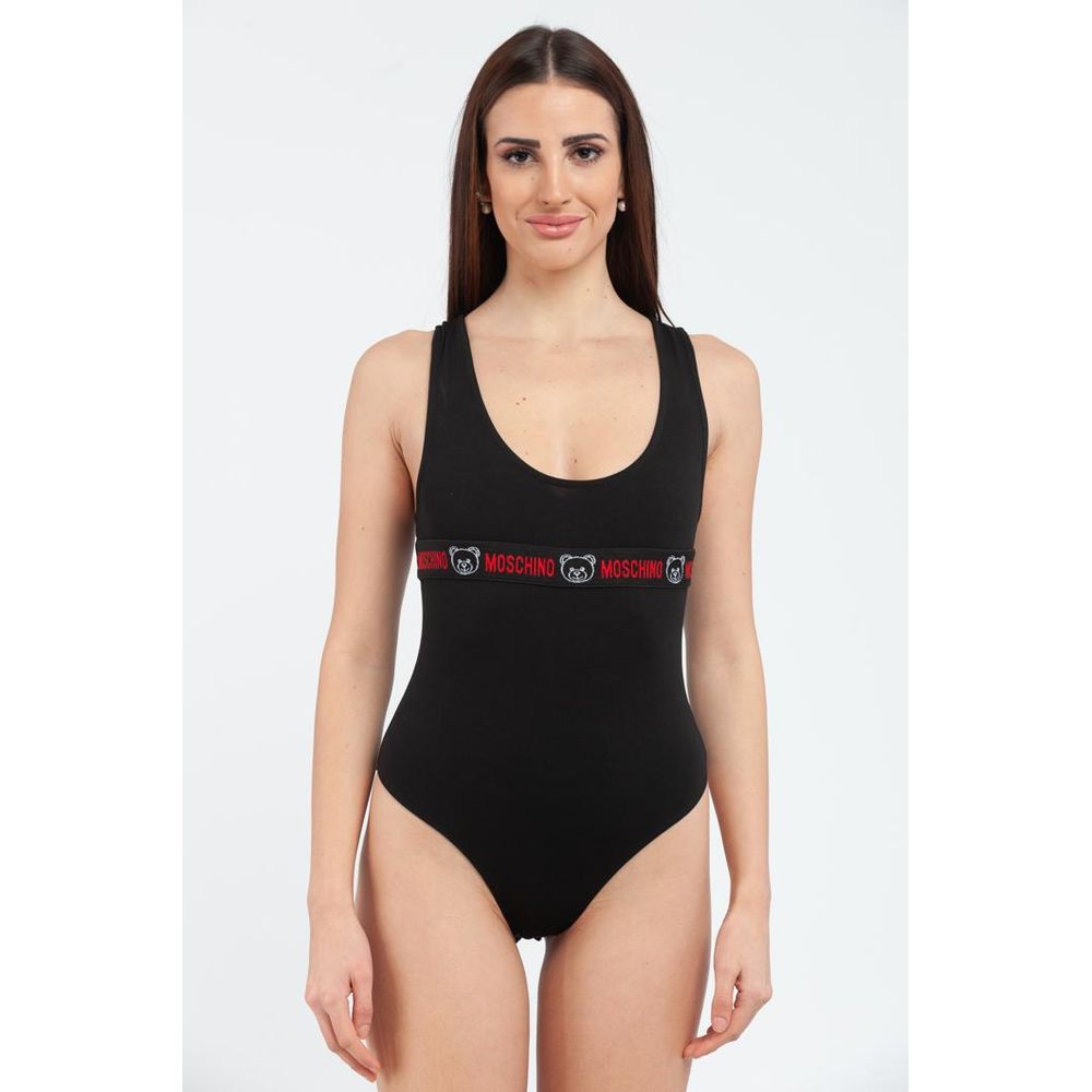 Moschino Schwarzer Baumwollbody