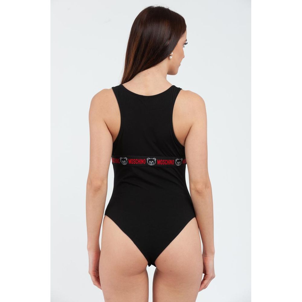 Moschino Schwarzer Baumwollbody