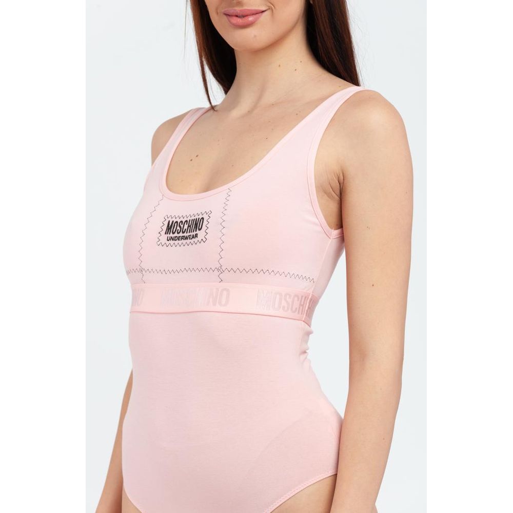 Moschino Mehrfarbiger Body aus Baumwolle
