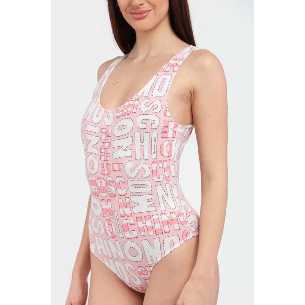 Moschino Mehrfarbiger Body aus Baumwolle