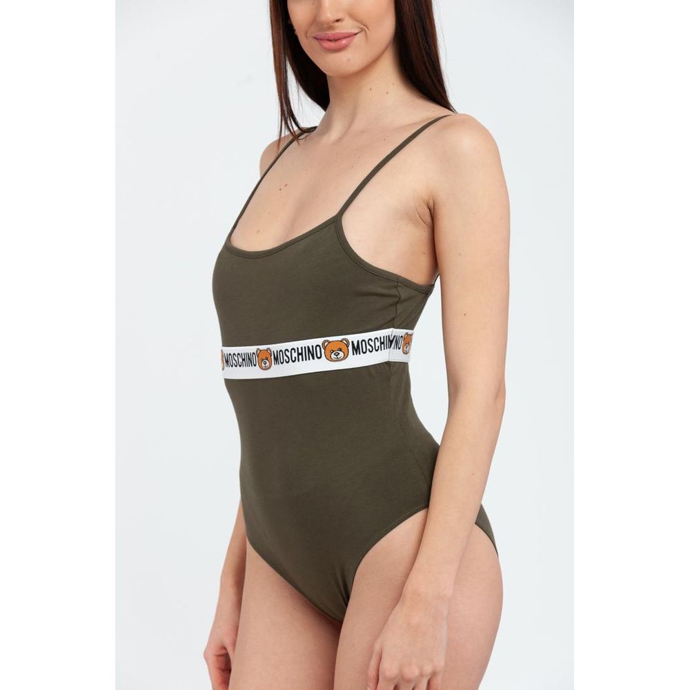 Moschino Zweifarbiger Baumwollbody