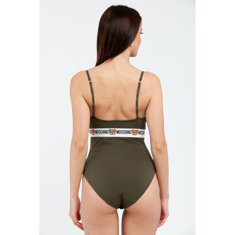 Moschino Zweifarbiger Baumwollbody