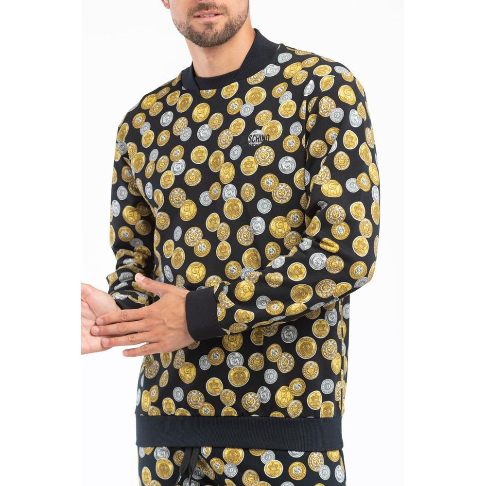 Moschino Schwarzer Baumwoll-Sweatshirt