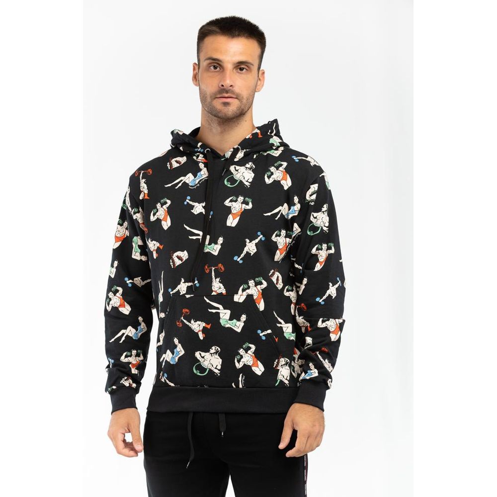 Moschino Schwarzer Baumwoll-Sweatshirt
