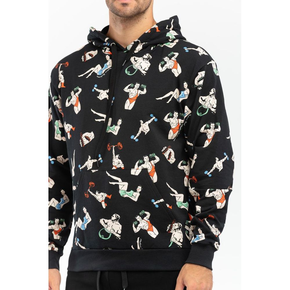Moschino Schwarzer Baumwoll-Sweatshirt