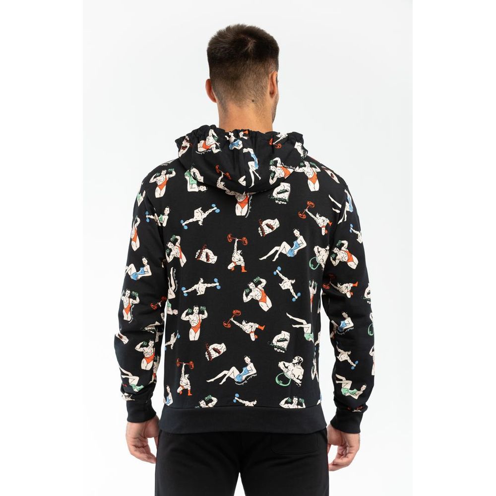 Moschino Schwarzer Baumwoll-Sweatshirt