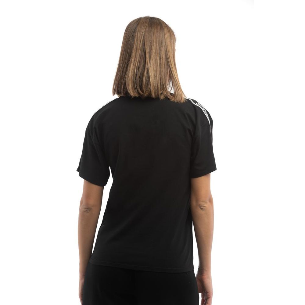Moschino Schwarzes Baumwoll-T-Shirt