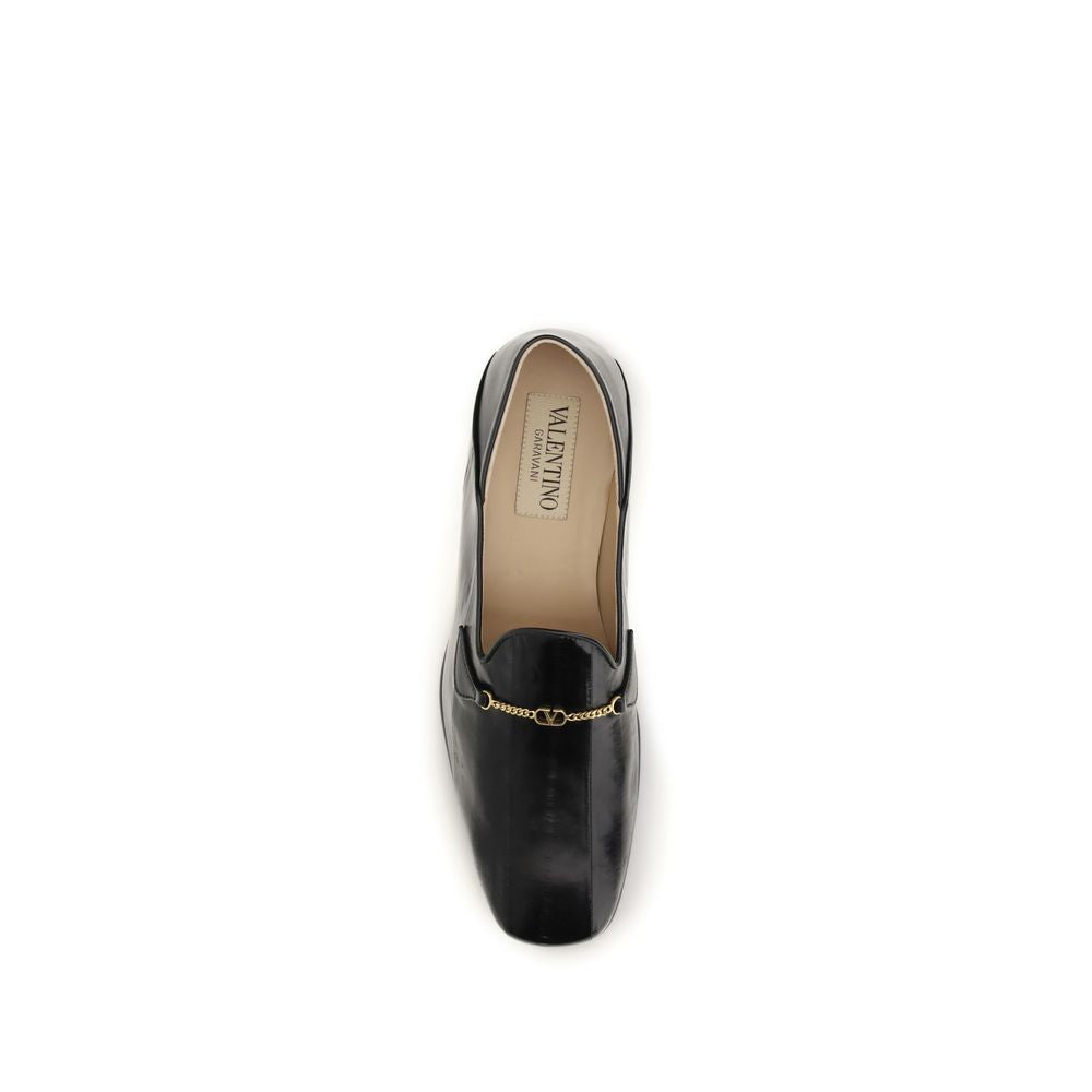 Valentino Garavani Schwarze Hagfisch-Slipper