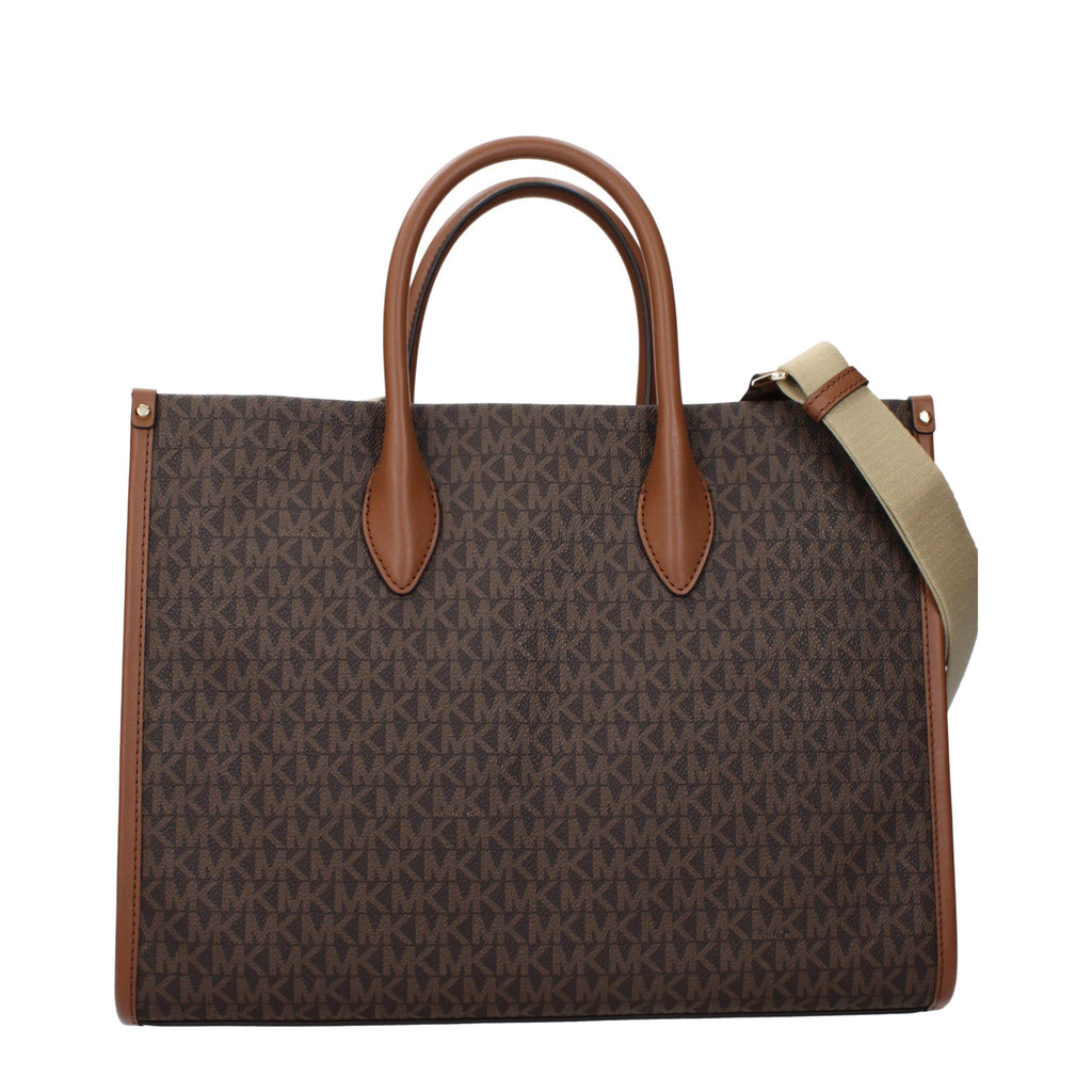 Michael Kors Braune Stoffhandtasche
