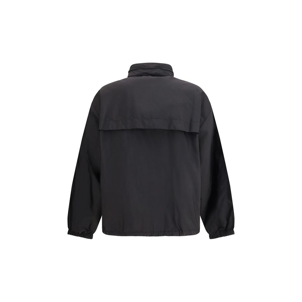 Prada Schwarze Polyamid-Shell-Jacke