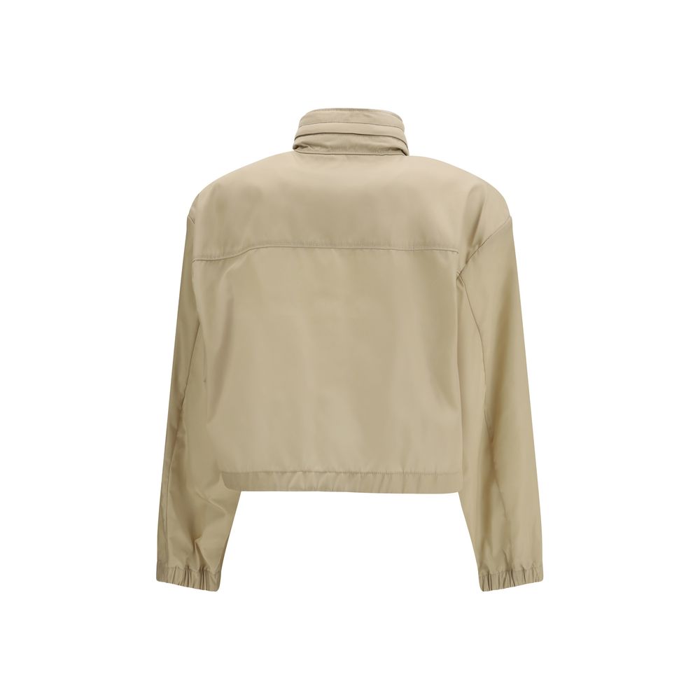 Prada Beige Jacke aus recyceltem Polyamid