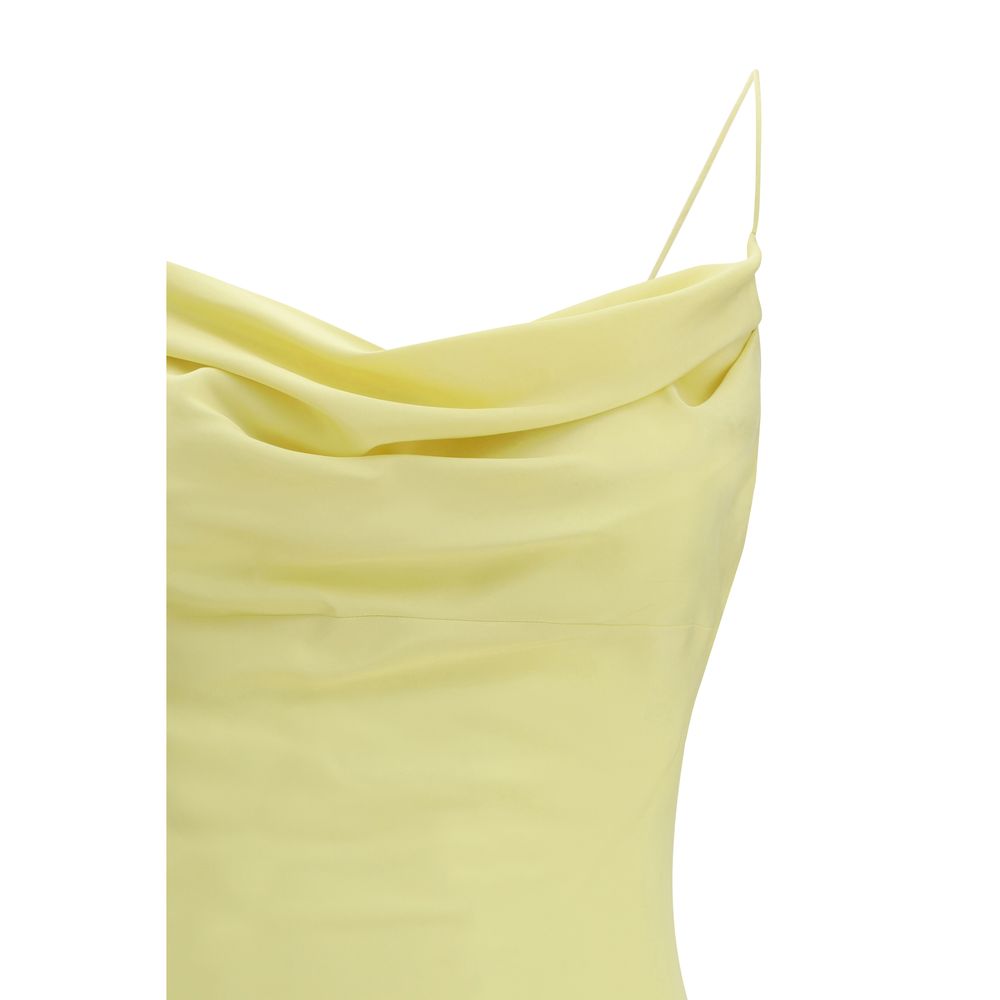 Balmain Zweifarbige Seiden-Freizeitkleid