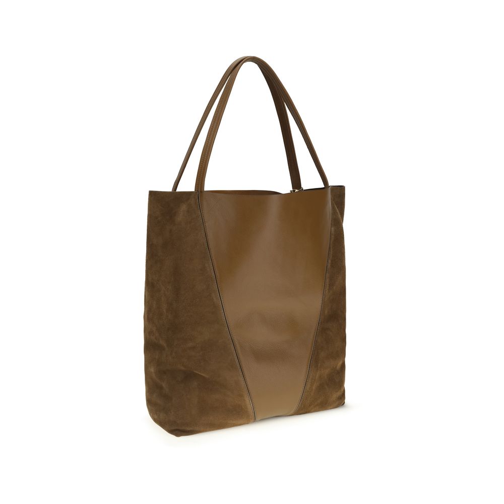 Chloé Braune Kalbsleder Bos Taurus Schultertasche
