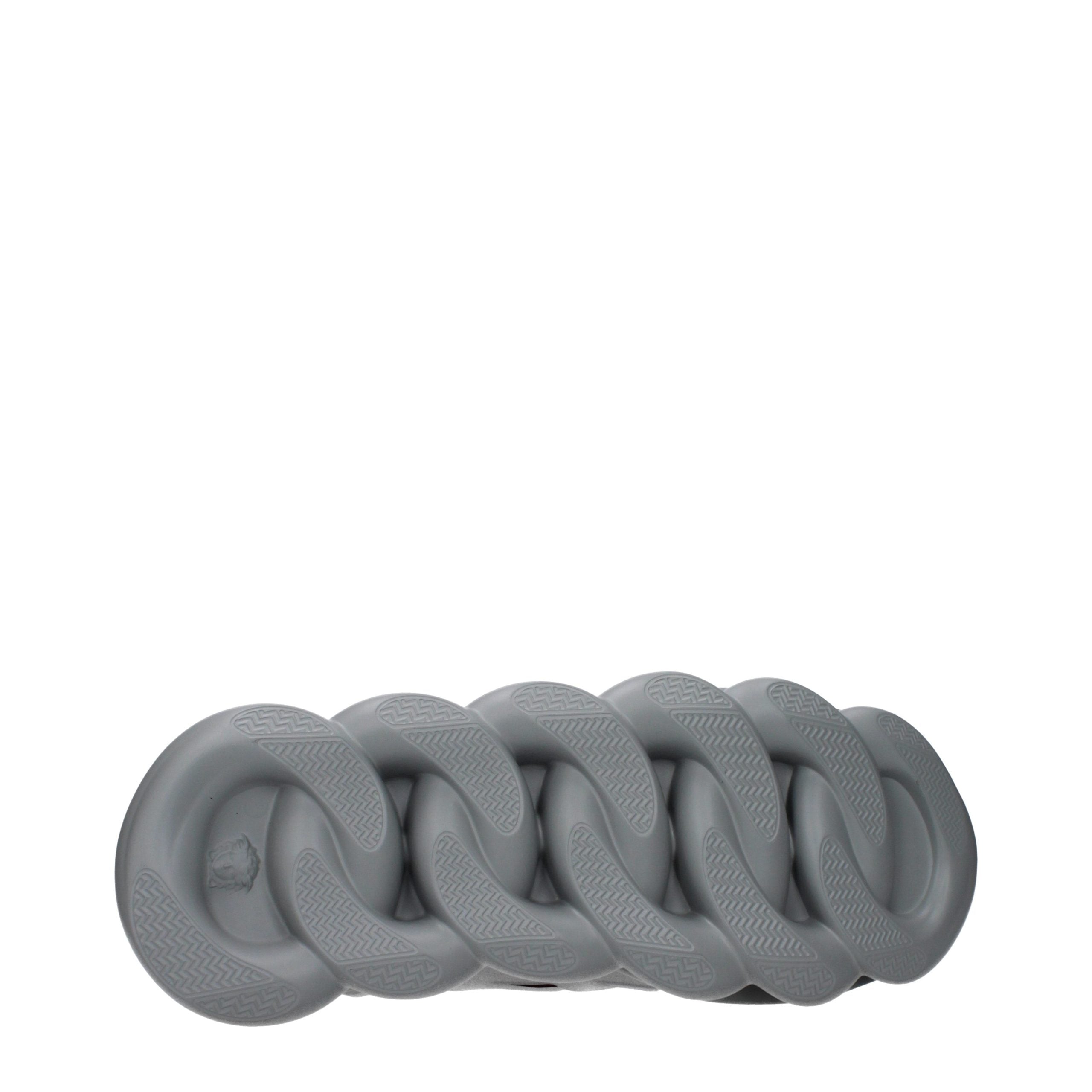 Versace Mehrfarbige Stoff-Sneaker mit Chunky-Sohle