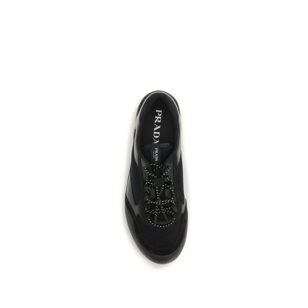 Prada Schwarze Sportschuhe aus Polyester