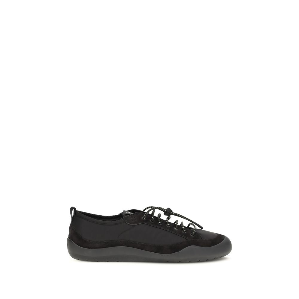 Prada Schwarze Sportschuhe aus recyceltem Polyamid