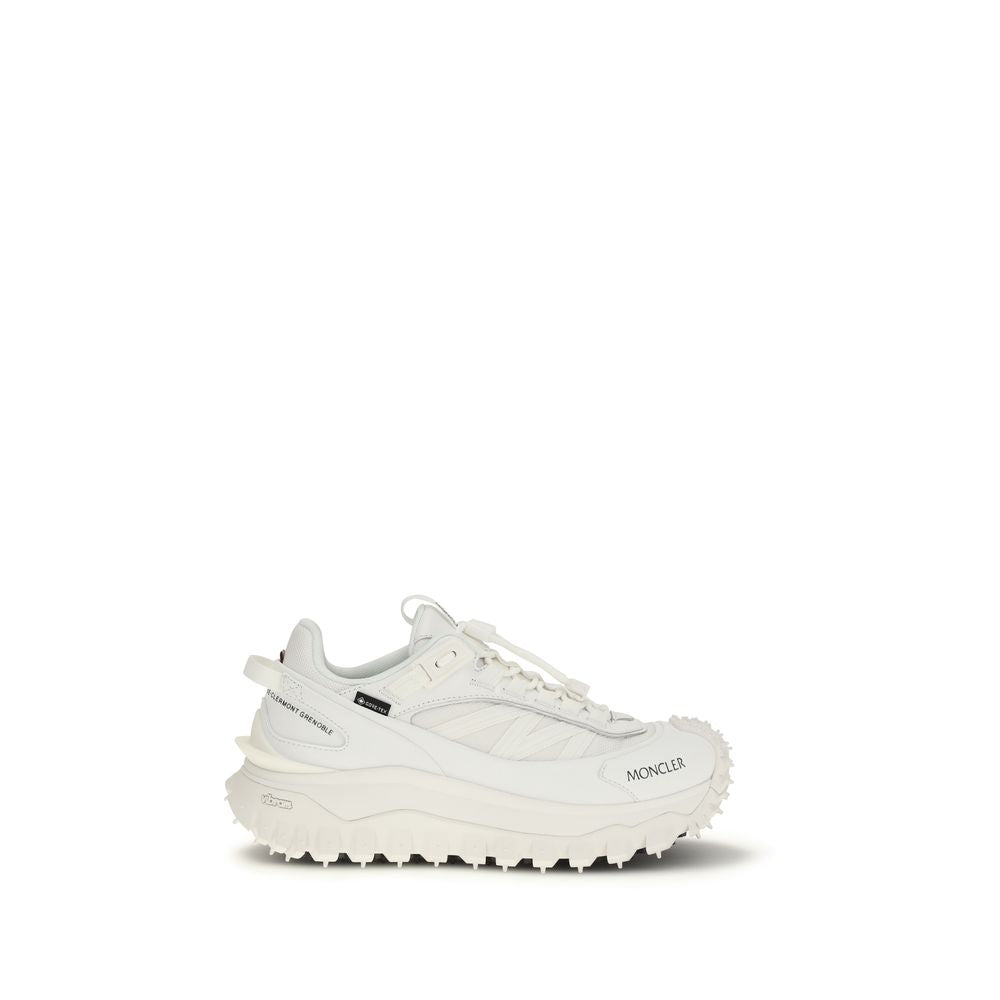 Moncler Weiße Polyamid-Sneaker für Sport und Freizeit