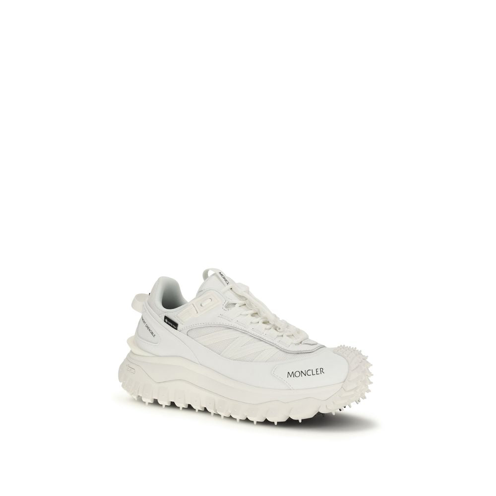 Moncler Weiße Polyamid-Sneaker für Sport und Freizeit