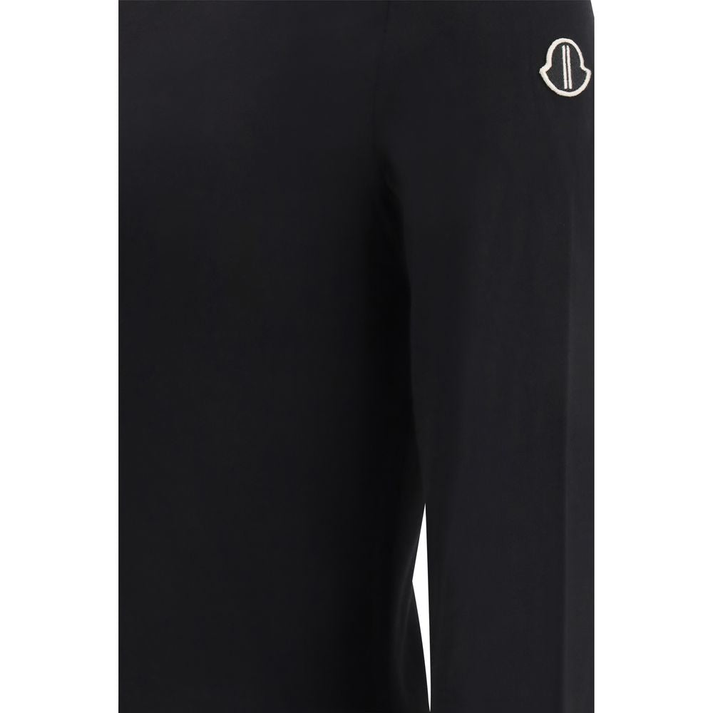 Moncler x Rick Owens Schwarzer Baumwoll-Sportswear