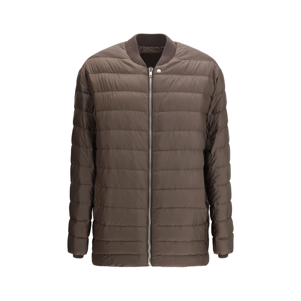 Moncler x Rick Owens Brauner Daunenbomber