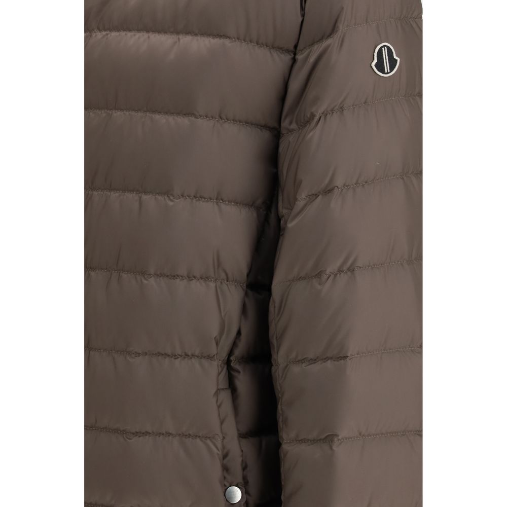 Moncler x Rick Owens Brauner Daunenbomber