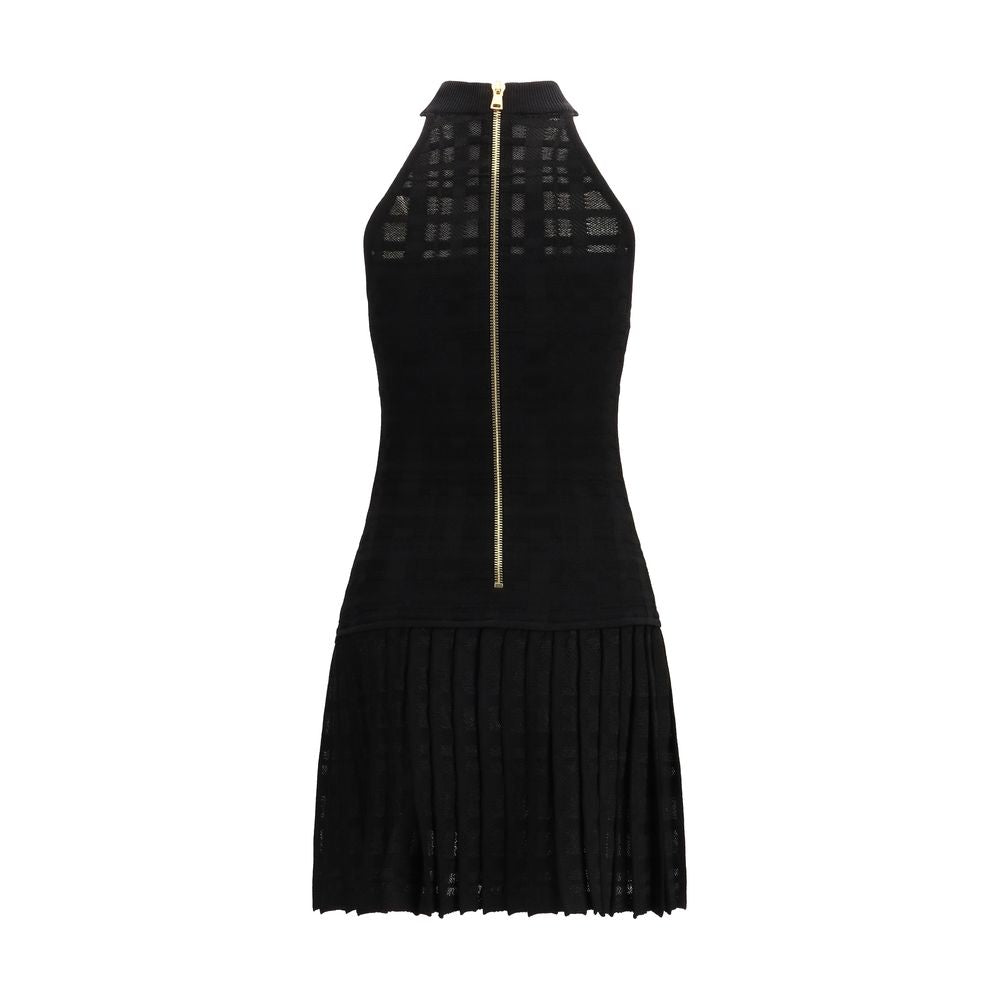 Balmain Schwarzes Cocktailkleid aus Viskose