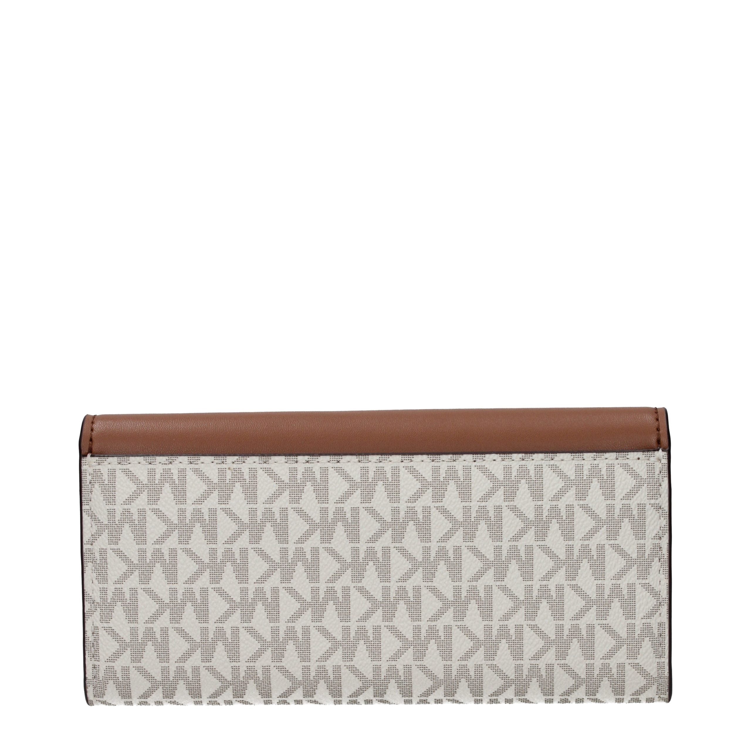 Michael Kors Beige Stoff-Portemonnaie