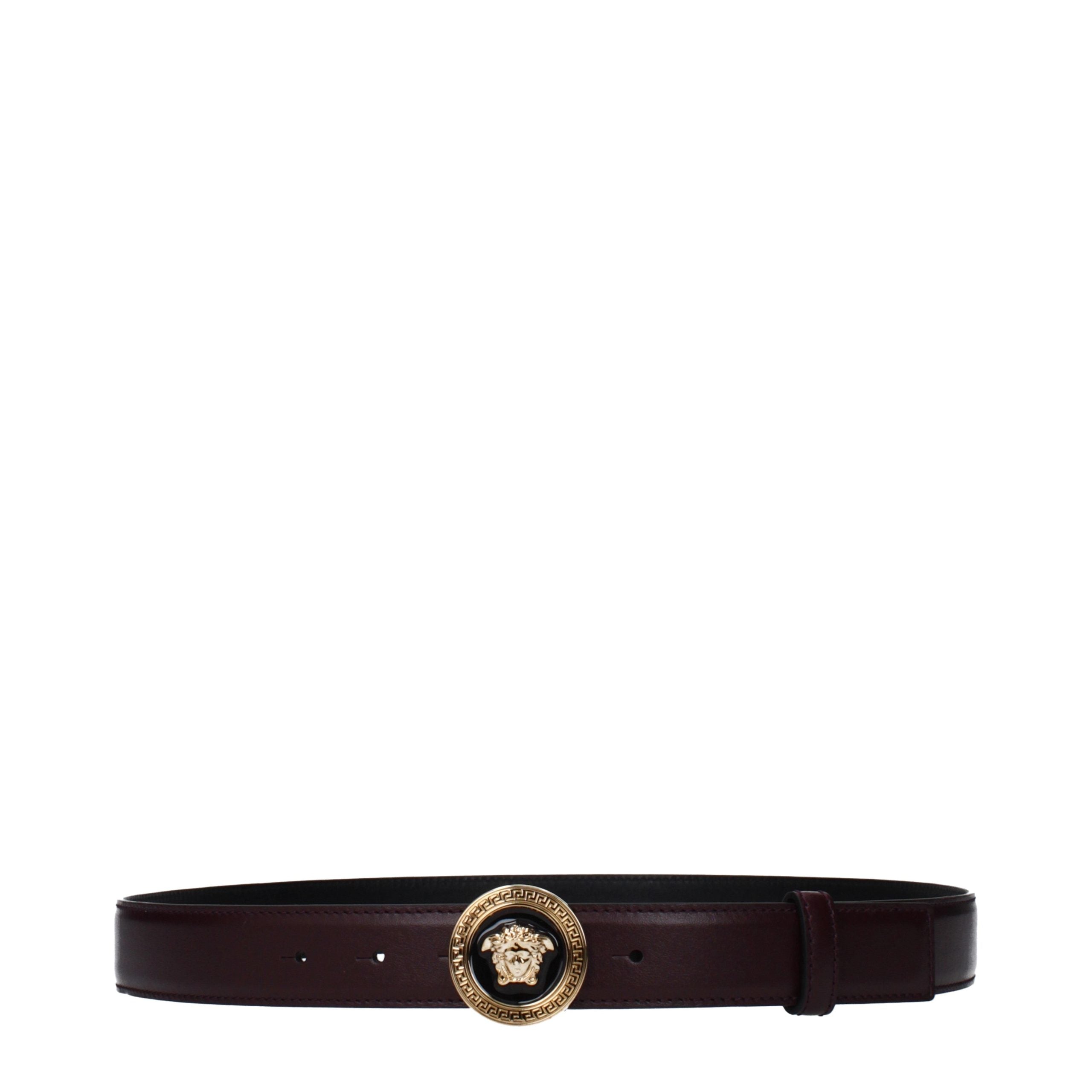 Versace Lila Ledergürtel Regular