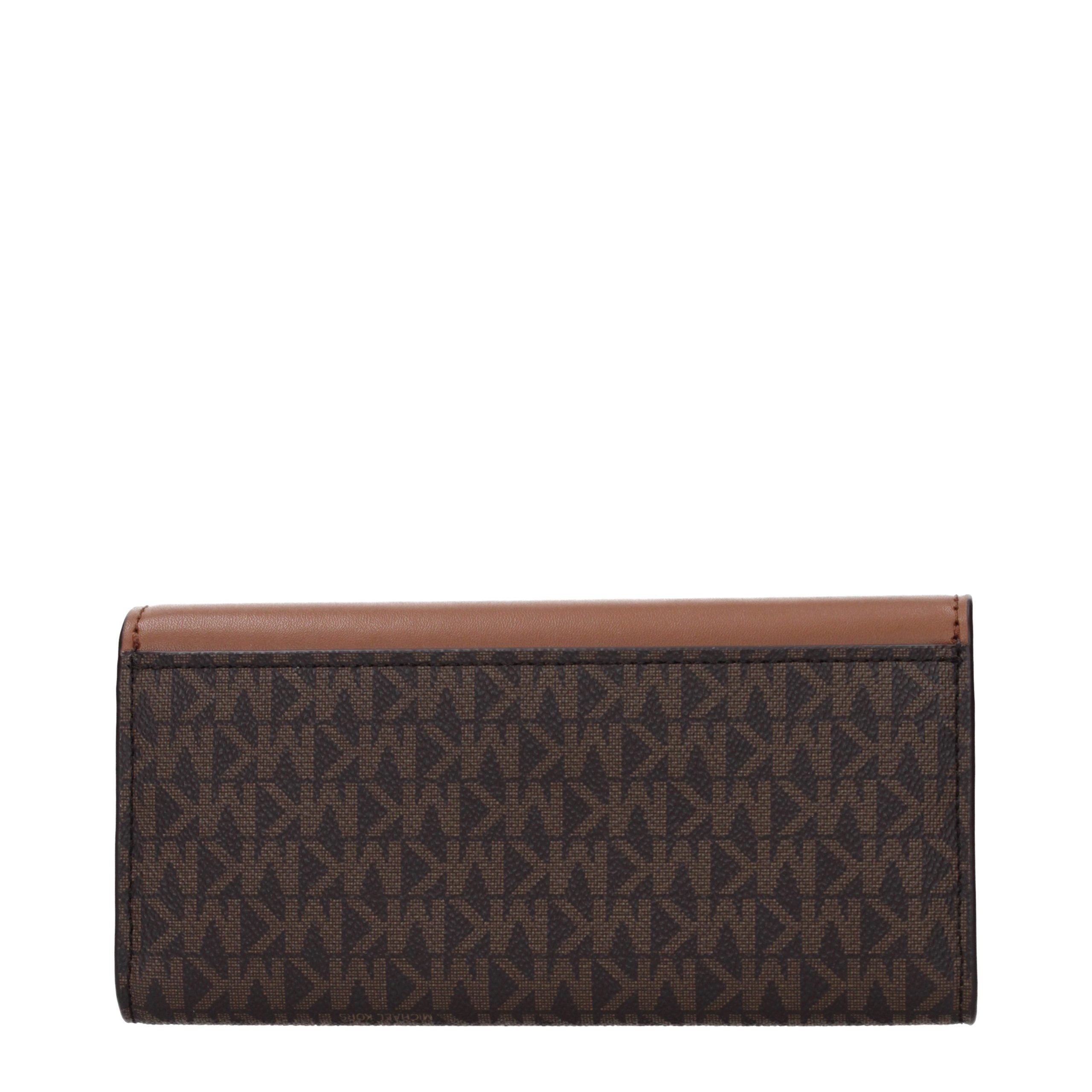 Michael Kors Braunes Stoffportemonnaie