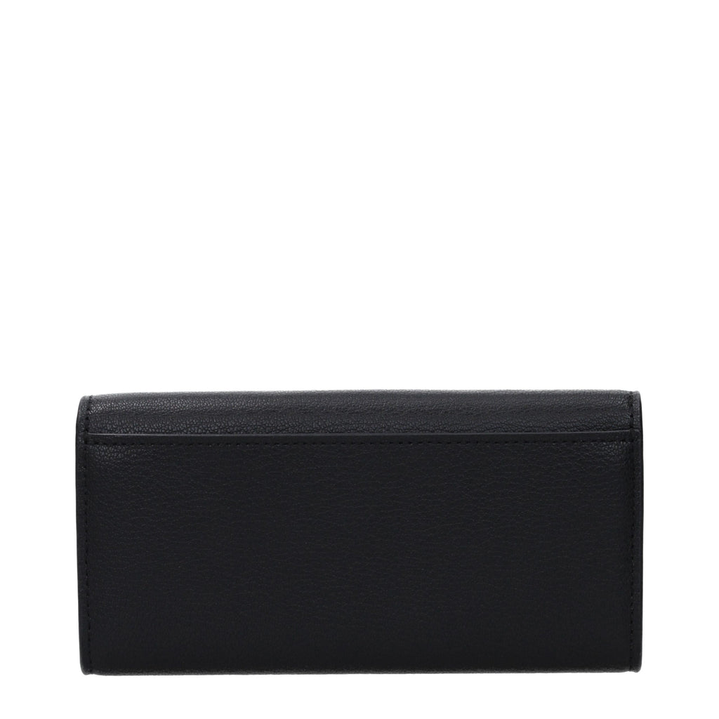 Michael Kors Schwarzes Lederportemonnaie