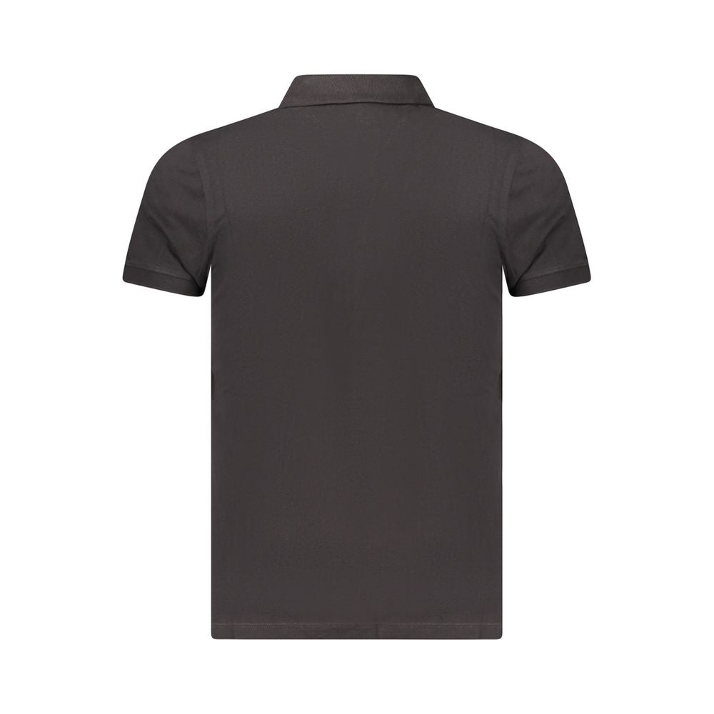 Tommy Hilfiger Schwarzes Baumwoll-Poloshirt für Herren