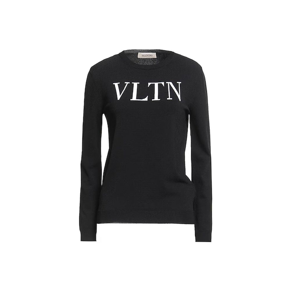 Valentino Schwarzer Polyamid-Pullover