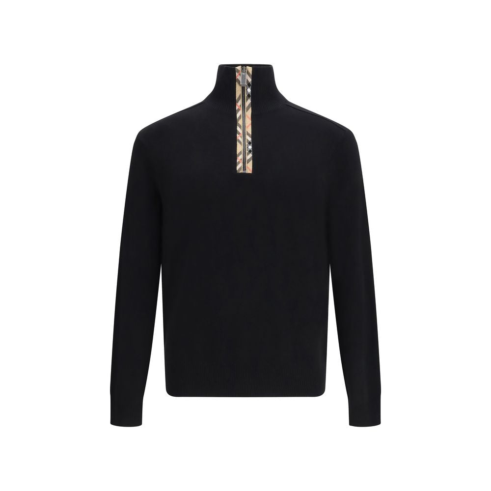 Burberry Schwarzer Wollpullover