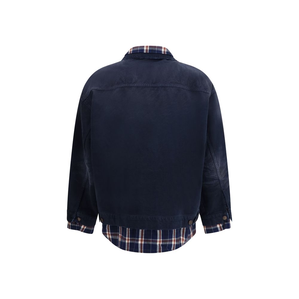 Balenciaga Blaue Baumwoll-Denimjacke