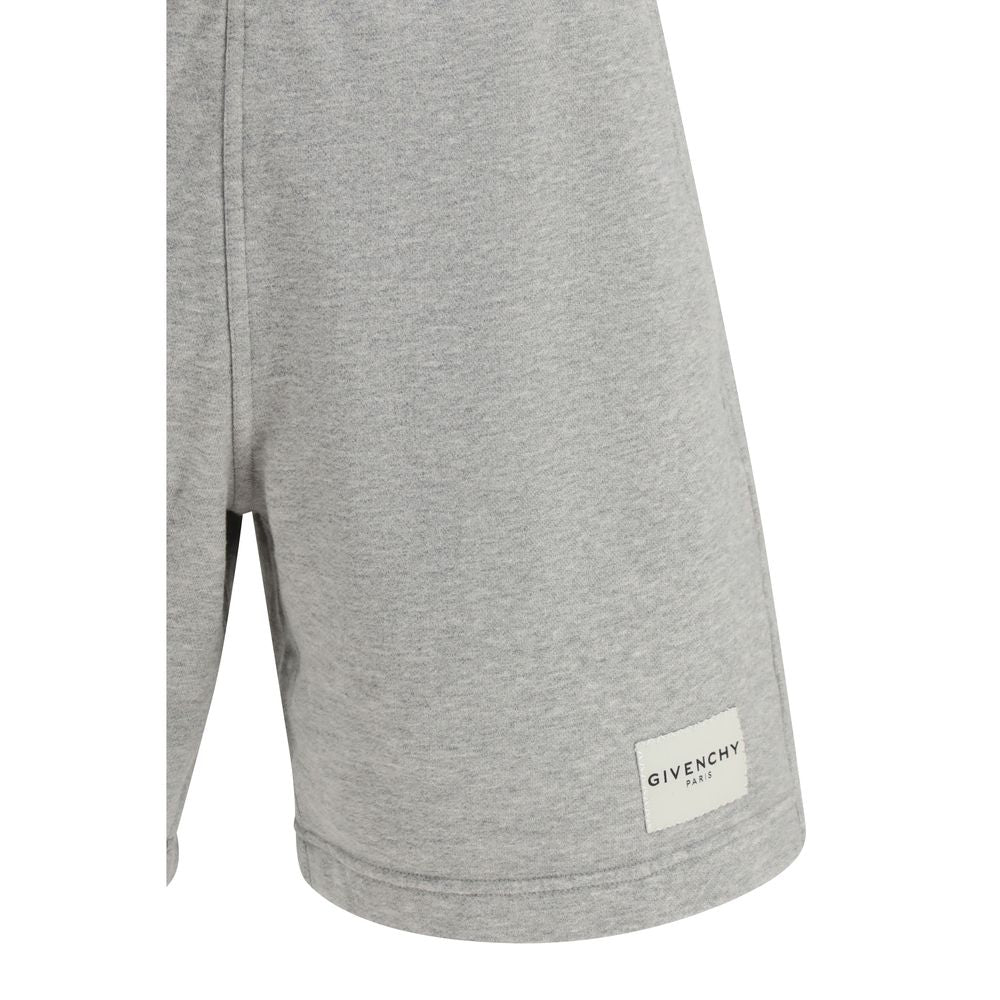 Givenchy Graue Baumwoll-Bermudashorts