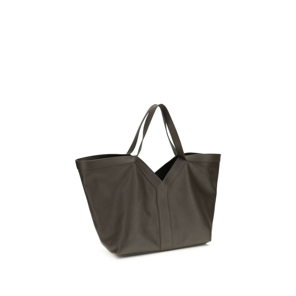 Saint Laurent Bicolor Calf Leather Bos Taurus Schultertasche