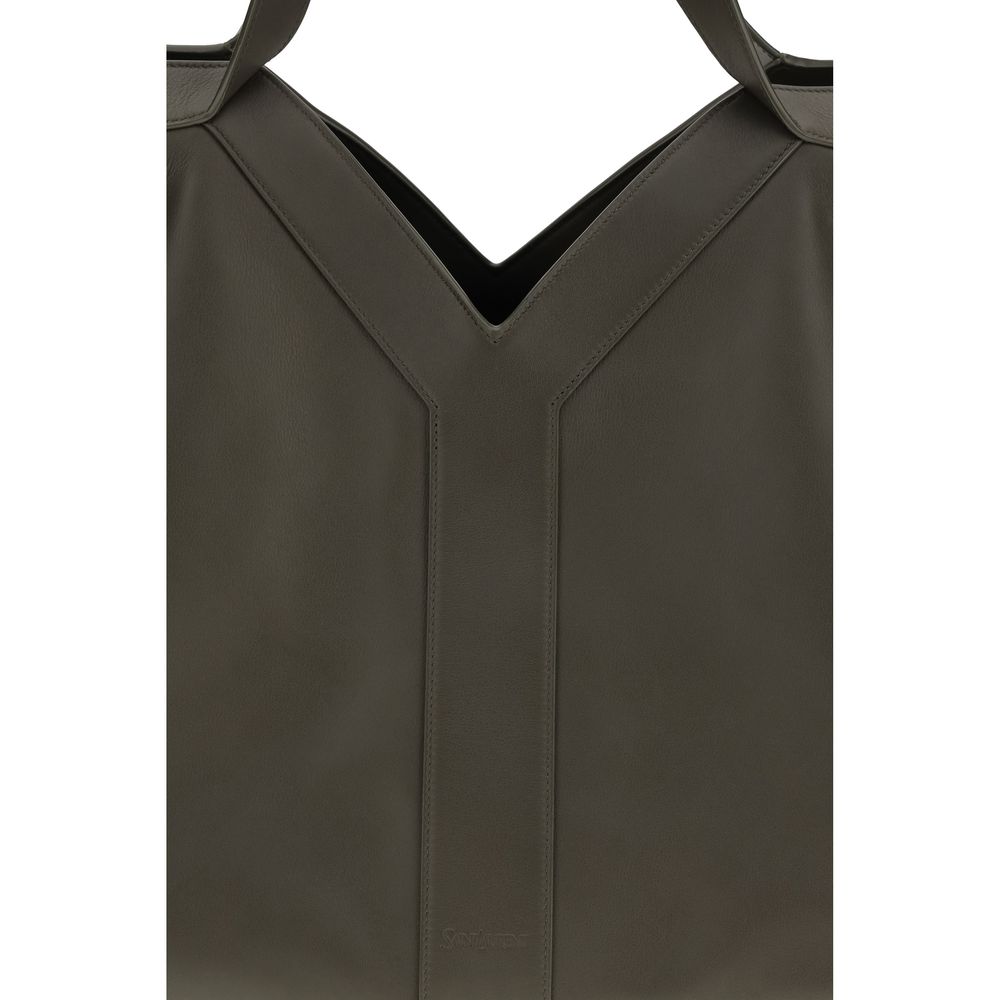 Saint Laurent Bicolor Calf Leather Bos Taurus Schultertasche