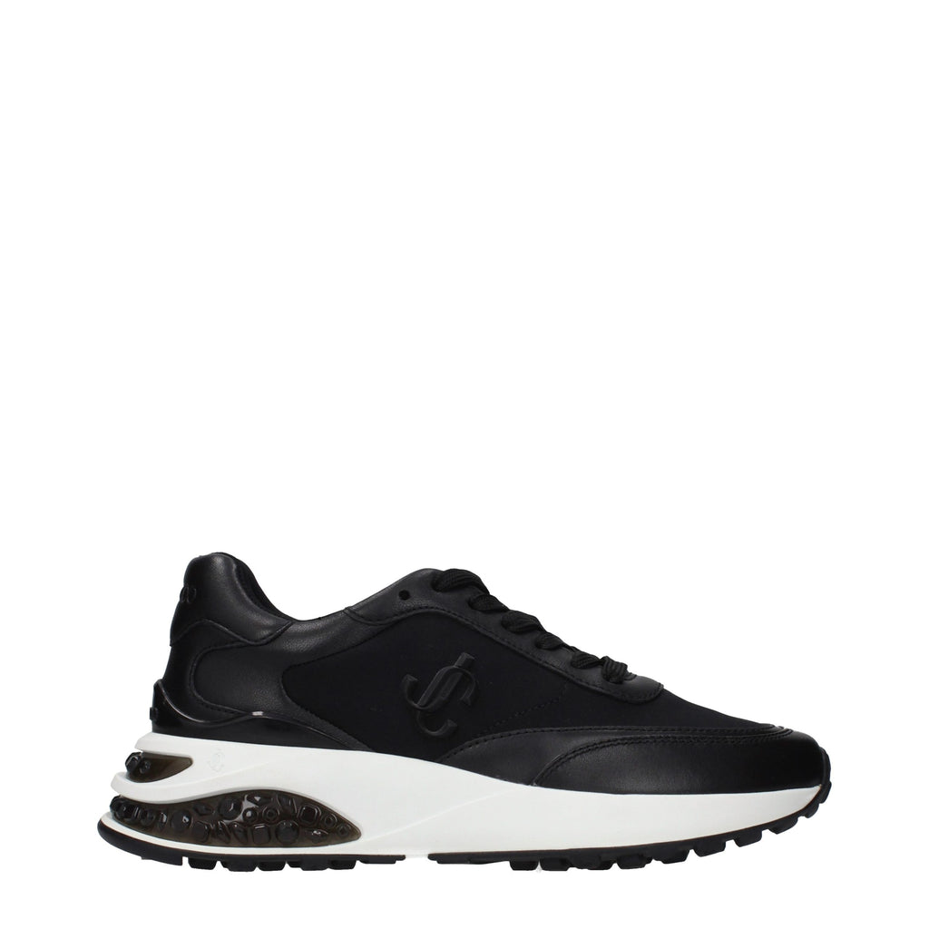 Jimmy Choo Schwarze Stoff-Sneaker im Athletic-Look