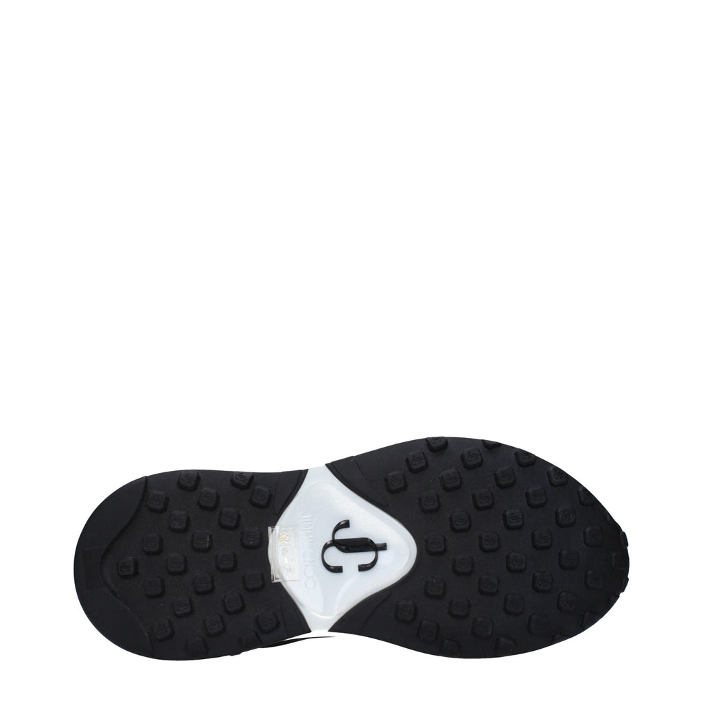 Jimmy Choo Schwarze Stoff-Sneaker im Athletic-Look