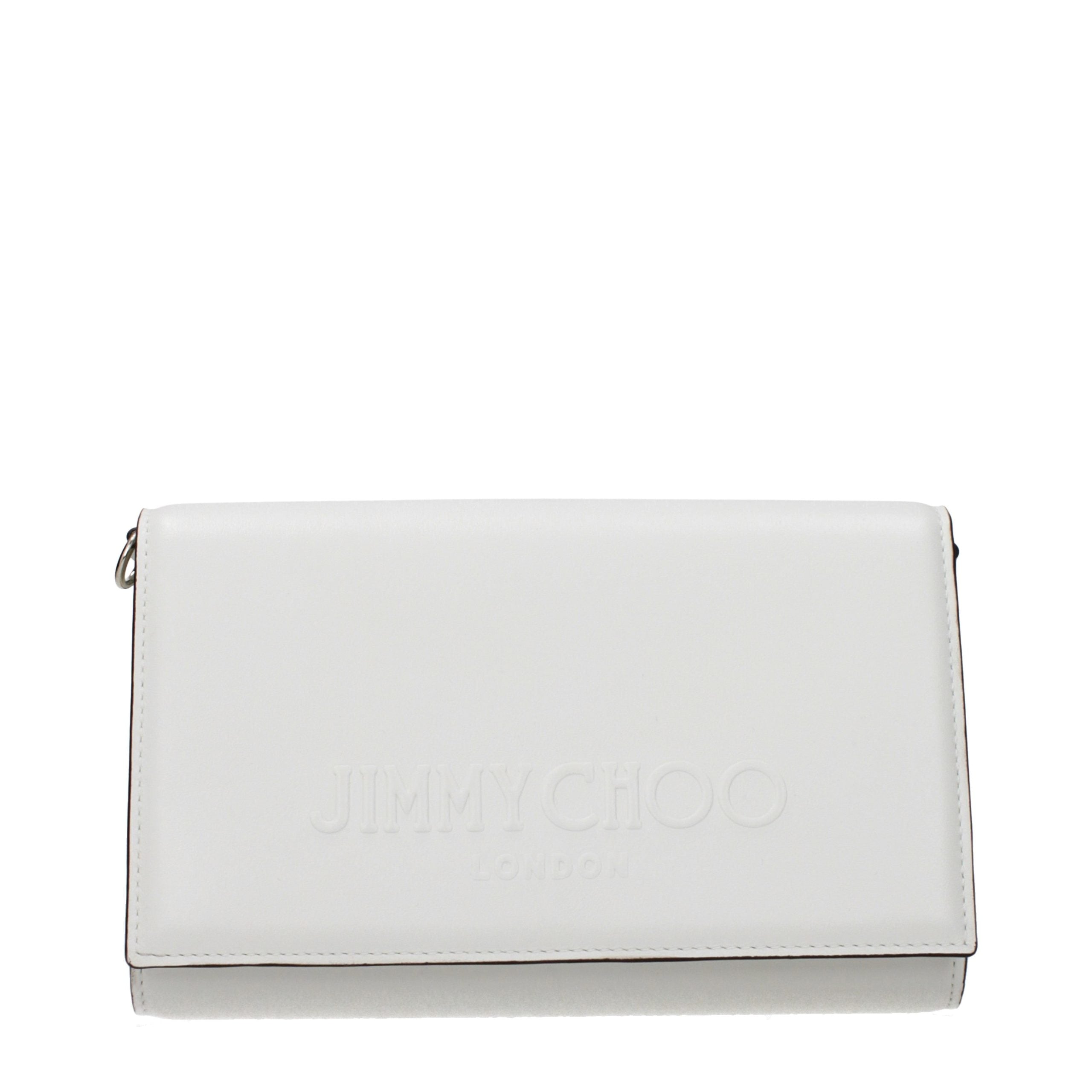 Jimmy Choo Weiße Leder-Clutch