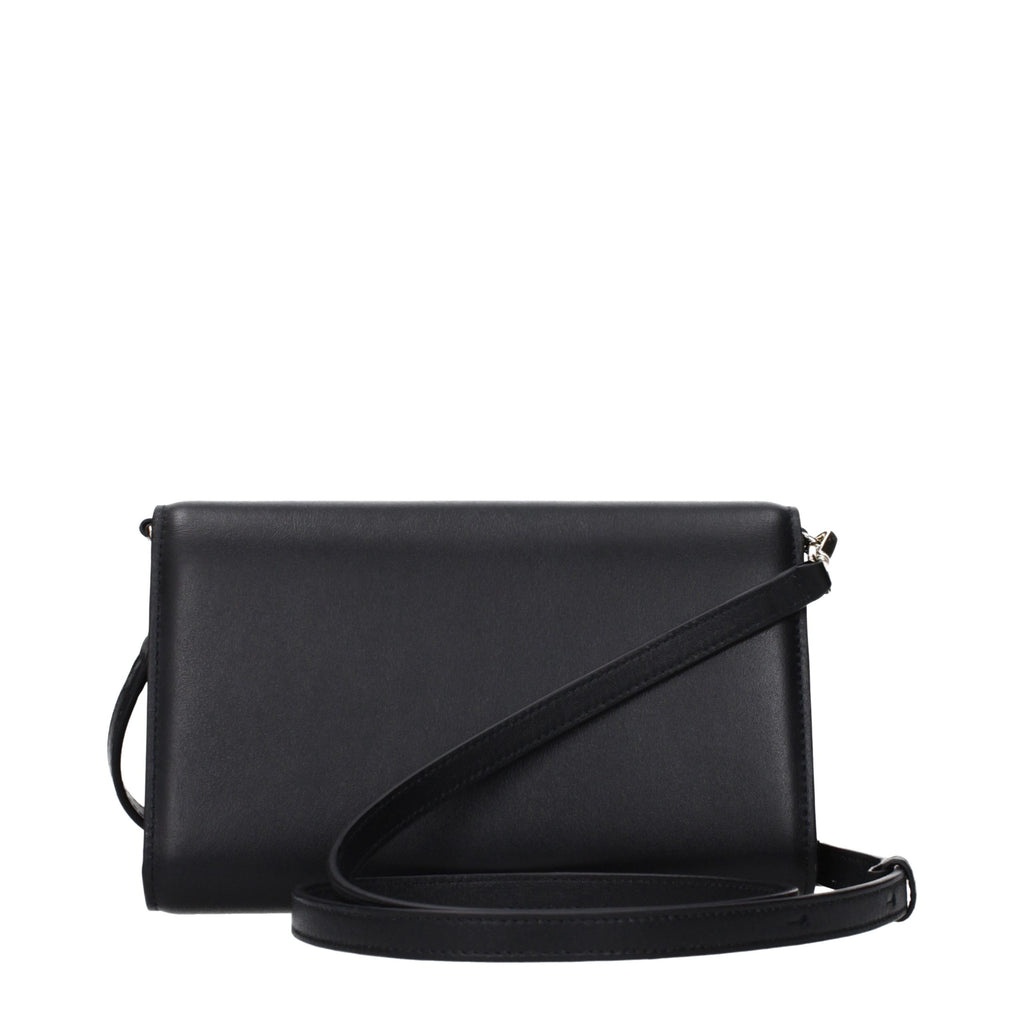 Jimmy Choo Schwarze Leder-Clutch