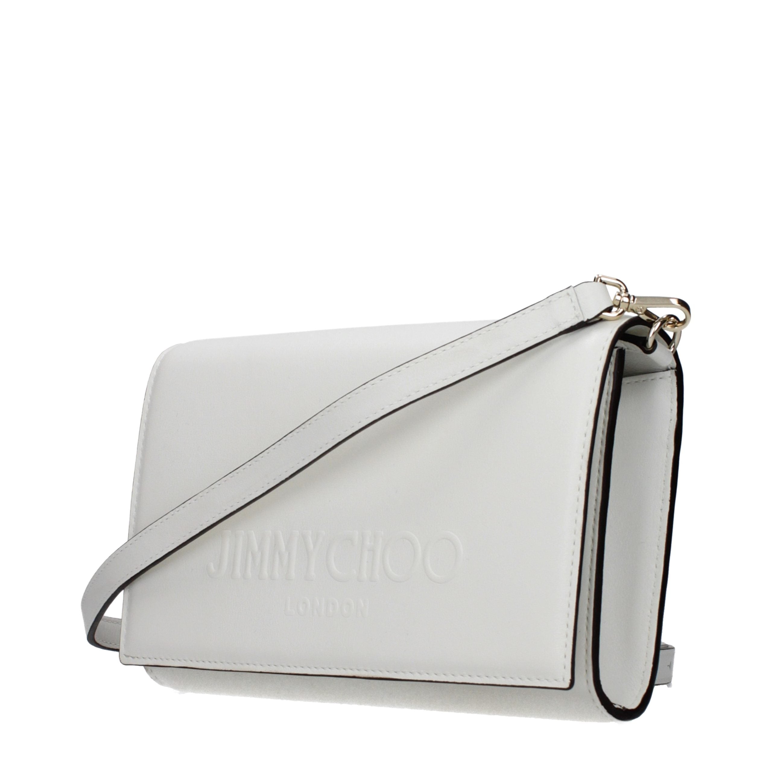 Jimmy Choo Weiße Leder-Clutch