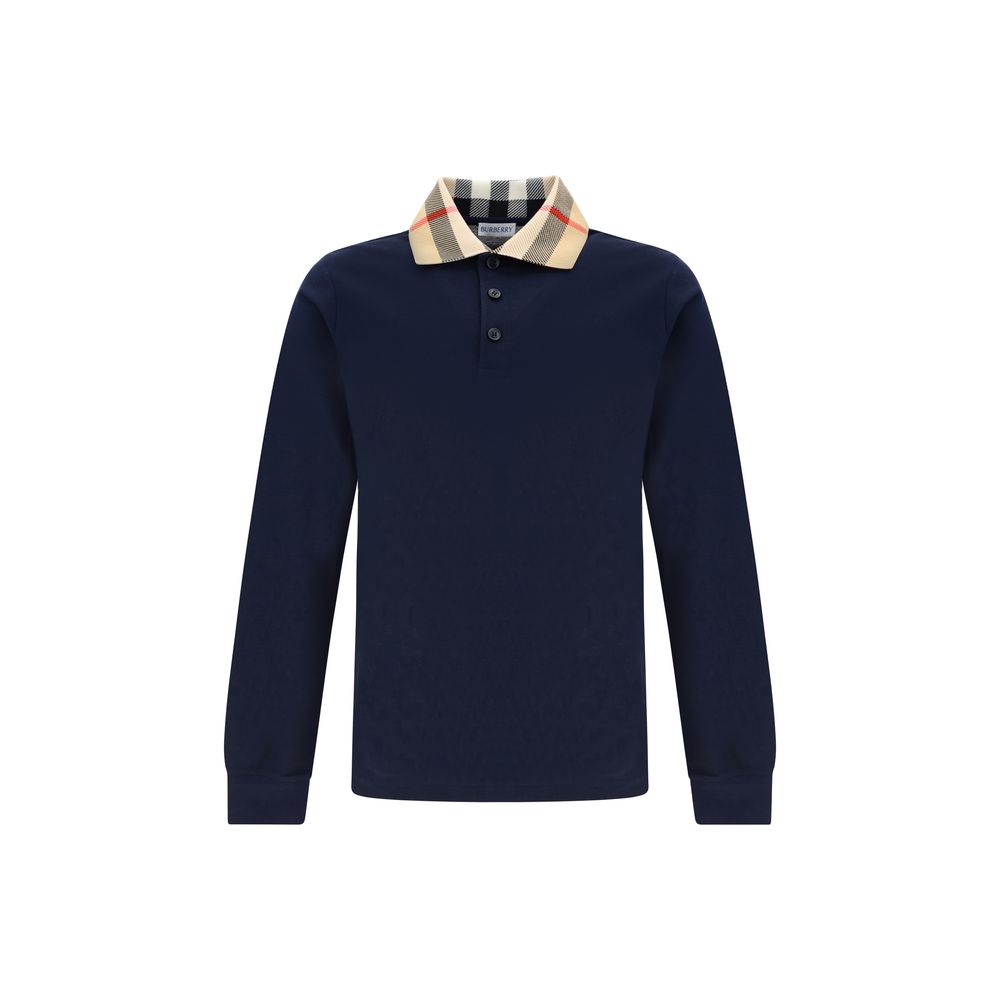 Burberry Blaues Baumwoll-Poloshirt