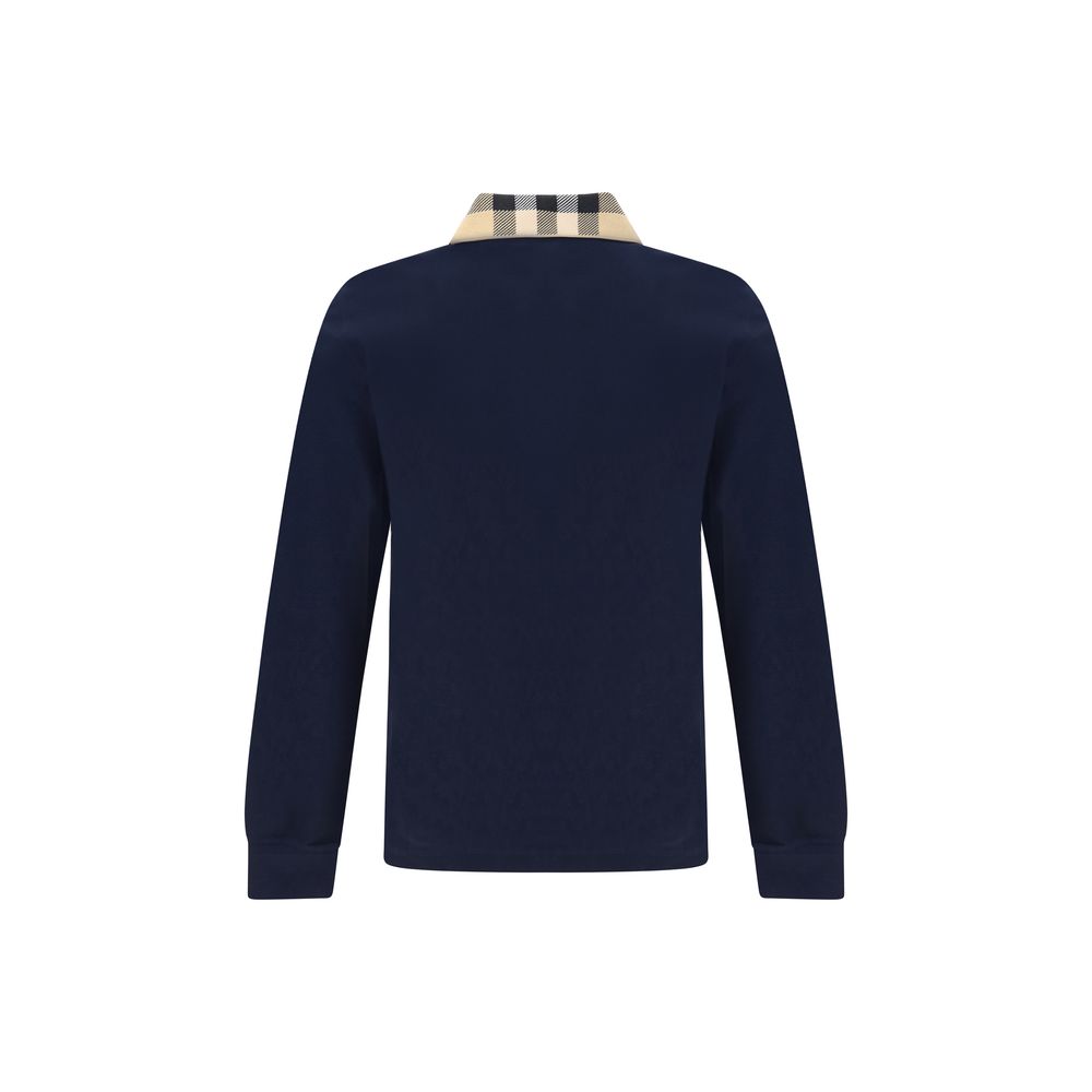 Burberry Blaues Baumwoll-Poloshirt