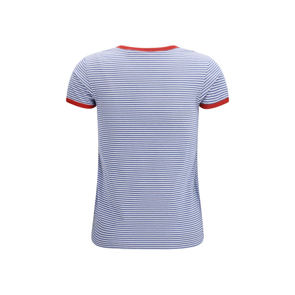 Prada Blaues Baumwoll-T-Shirt